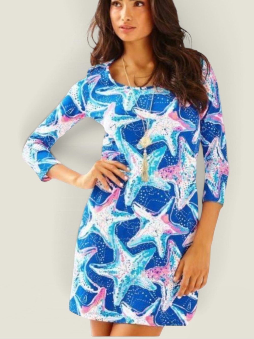 LILLY PULITZER Beacon Starfish Dress Size Small